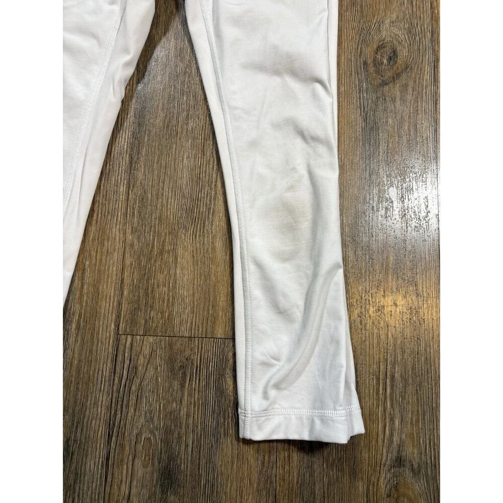 Lululemon Womens White Wunder Under Leggings Size 2 High Rise